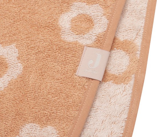 Jollein Badponcho - 100% Badstof - 1-2 jaar - Jacquard - Flower Reversible van Merkloos — afbeelding 2