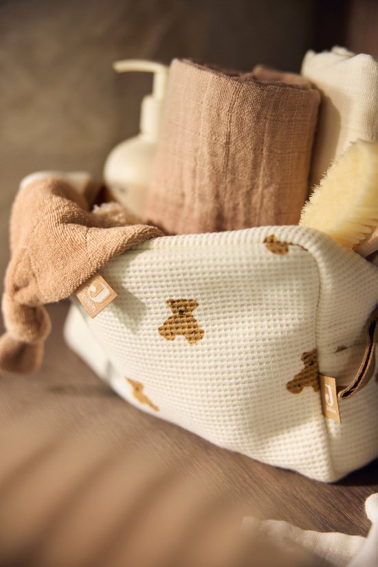 Jollein Luieretui Mini Teddy Bear - voor Baby Spullen - Little Waffle van Merkloos — afbeelding 3