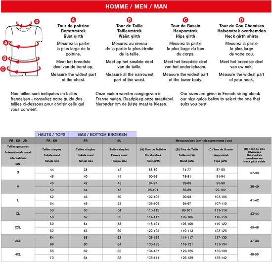 Damart - Manches longues, col rond - Homme - Blauw - S