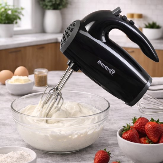 Hausberg - Mixer - Handmixer - 300W - Staafmixer - Zwart van Hausberg — afbeelding 5