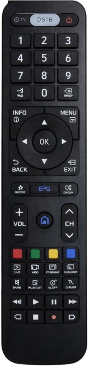 Vervangende afstandsbediening voor Formuler Z-serie – Geschikt voor Z7 / ZX / Z / Z Prime – IR – Zwart
