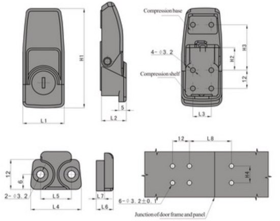Verrouillage du timon Novio Box avec 2 clés