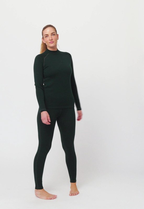 DANISH ENDURANCE Merino Thermoset - Extreme Kou - voor Vrouwen - Zwart - Maat XL