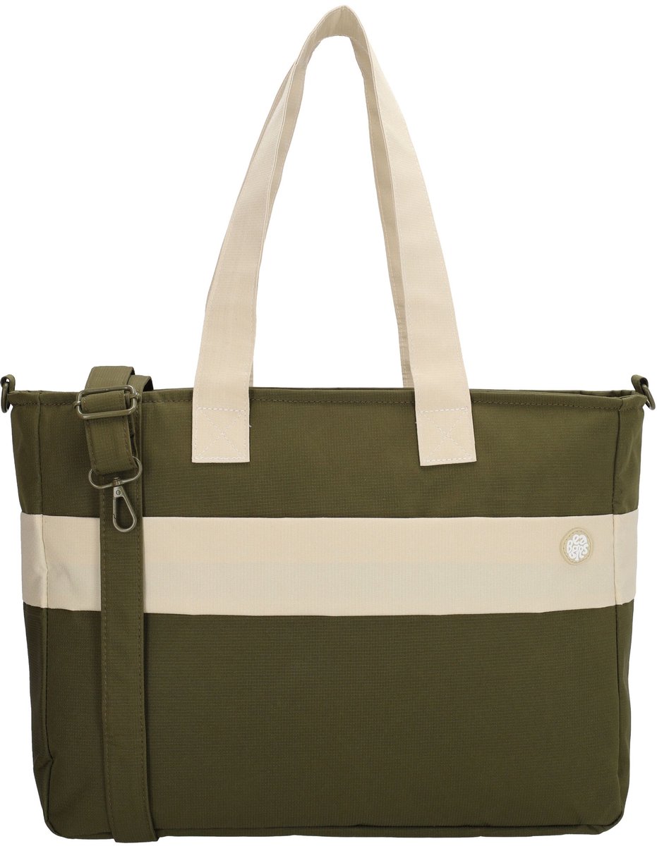Beagles Nova Laptoptas 15,6 inch - Laptopvak - Werktas - A4 tas - School - Olijfgroen