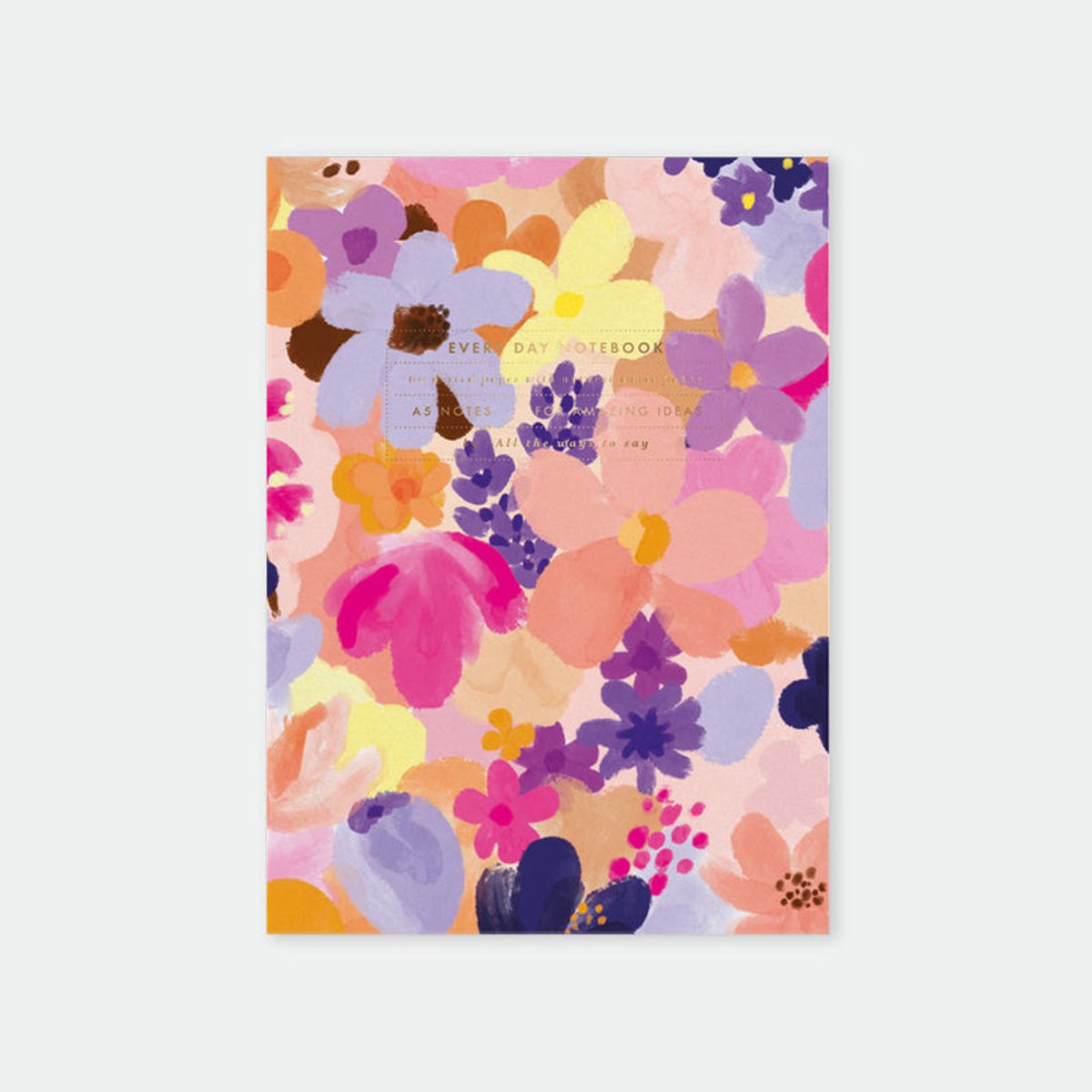 Dotted Notitieboek A5 Flower Garden - All The Ways To Say - Bloemen Notitieboek