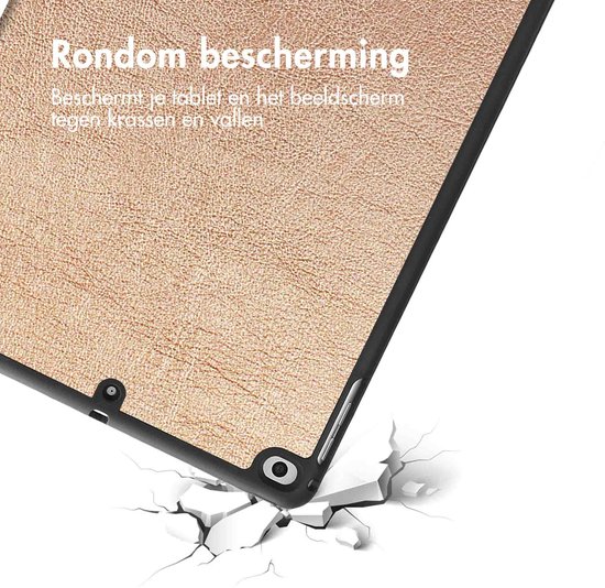 iMoshion Trifold iPad Bookcase (2018) / (2017) / Air 2 / couverture comprimé Air - Rose Goud