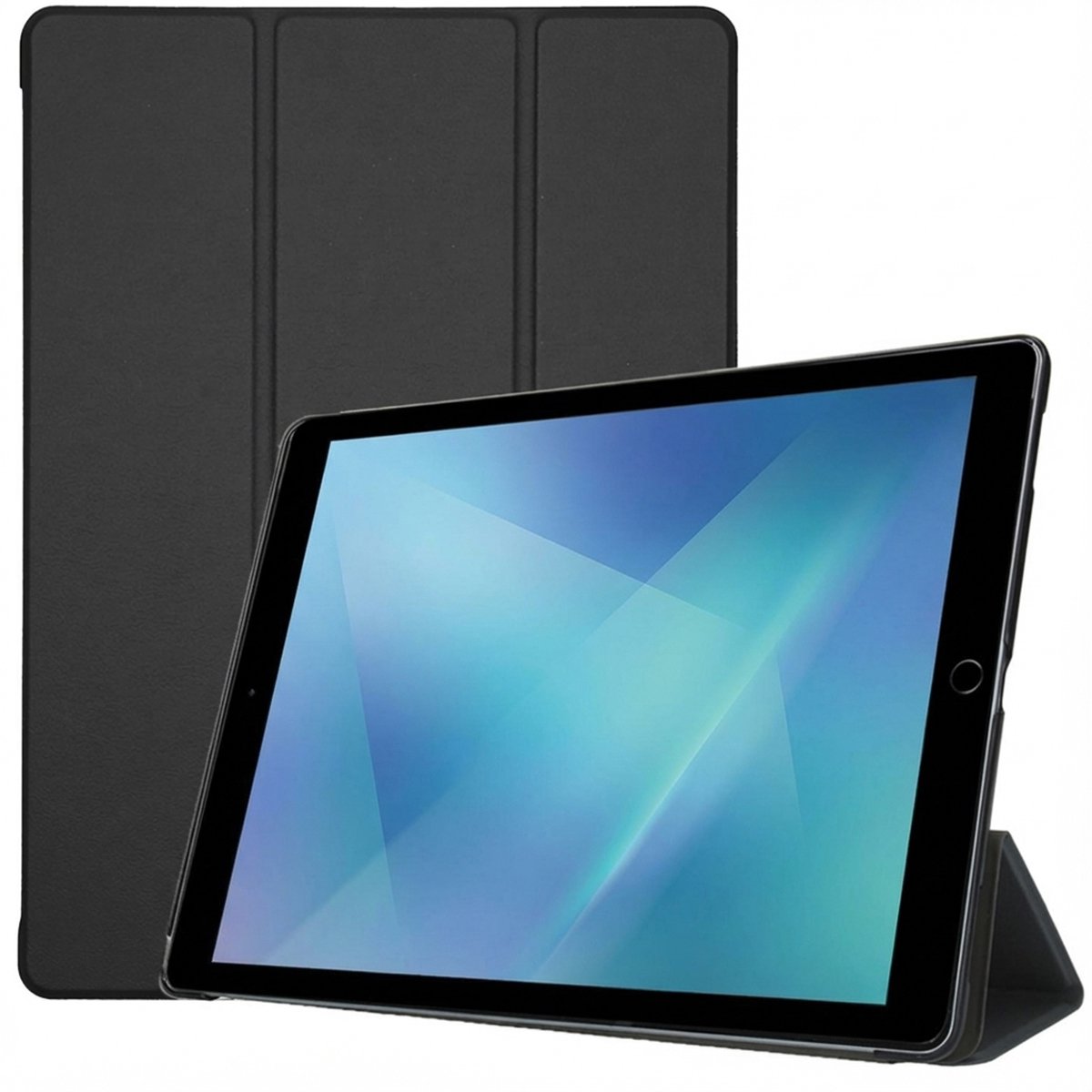 imoshion Tablet Hoes - Geschikt voor Apple iPad Pro 12.9 (2017) - Trifold Bookcase - Zwart