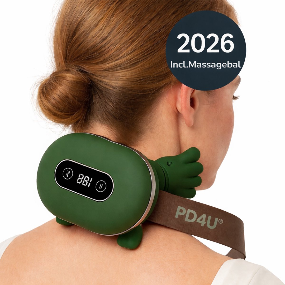 PD4U Nekmassage Apparaat - met Warmtefunctie - Nekmassage - PD4U® - €41,95