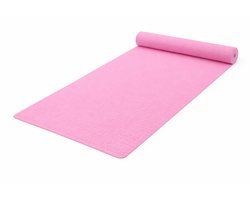 Kaytan Yogamat Roze – Antislip Fitness & Yoga Mat – 173 x 58 cm – 5 mm Dik – Inclusief Draagband