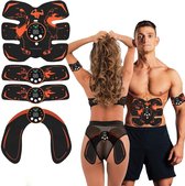 Namajunas - Ems trainer usb oplaadbaar - Buikspieren Trainer Elektrisch - Afslankband buik - Spier massage apparaat - Spierstimulator apparaat - Arm trainer - Heuptrainer - 8 modi, 29 intensiteiten en LCD-scherm - voor heren en dames voor spieropbouw
