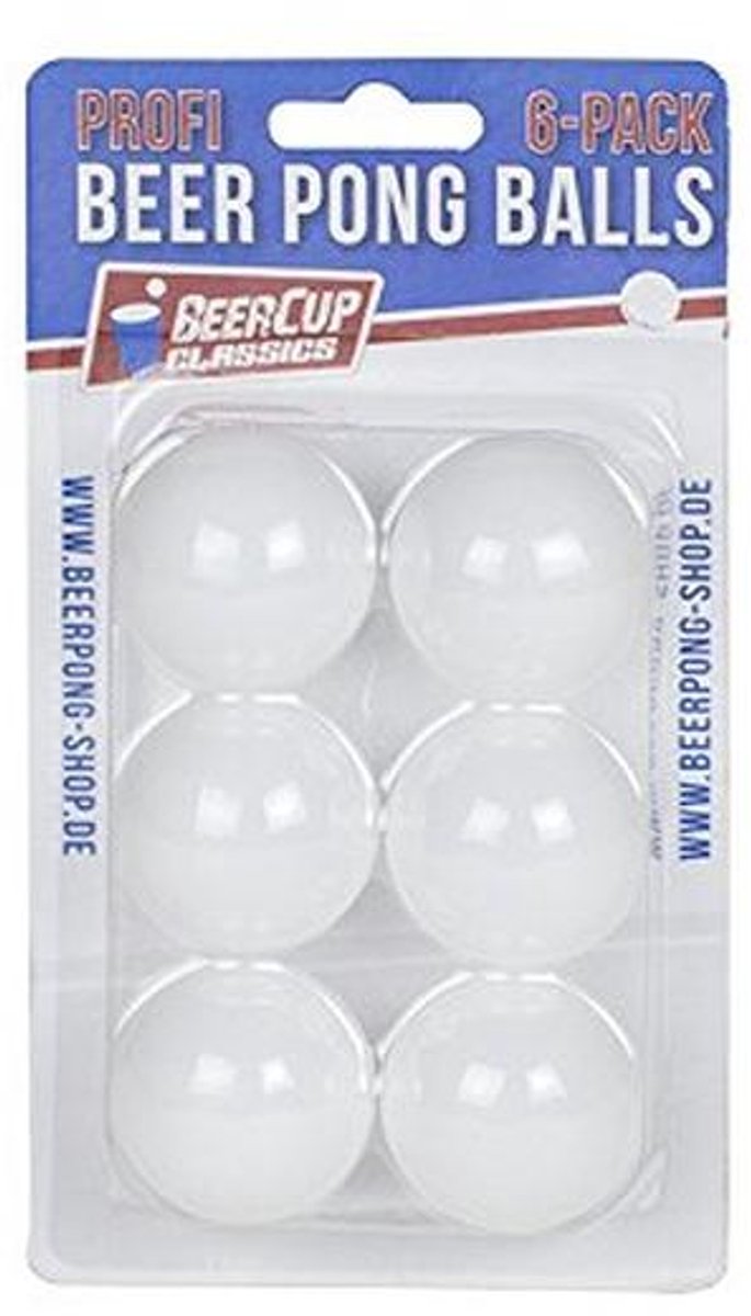 Professionele Beer Pong Ballen - Tafeltennisballen Set van 6