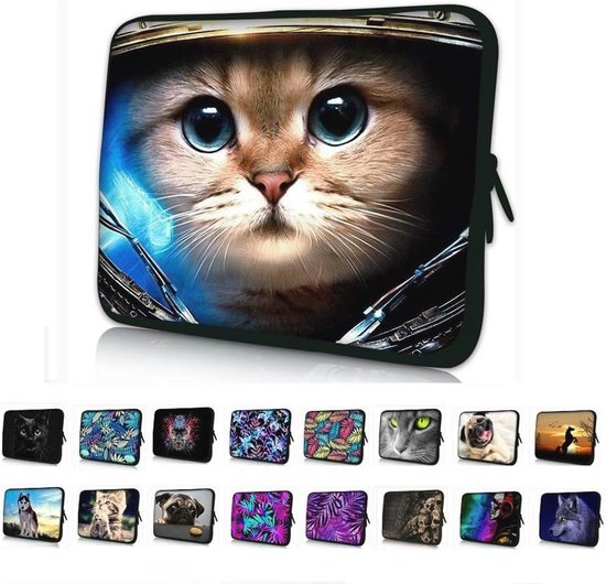Laptophoes 15-15,6 Inch - Waterdichte Beschermhoes voor Laptop - Verstevigde Neopreen Tas - Stijlvolle Computertas
