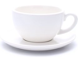 Grote Latte Art Koffiekop en Schotel - 10 oz