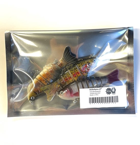 Actie4you® - Swimbait set - 3 stuks - kunstaas set voor roofvissen - Zeer realistische beweging - Visplug - Rammelaar van Actie4you — afbeelding 5