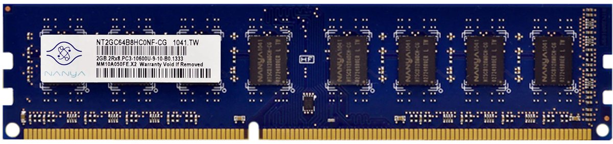 Nanya NT2GC64B8HC0NF-CG – 2GB DDR3 1333MHz DIMM Desktop Geheugen – Betrouwbaar & Compatibel