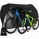 BOTC Fietshoes Universeel voor alle Fietsen - 200*85CM - Voor 1 fiets of 2 fietsen - Waterdicht Ultra Sterk Oxford - Incl. Opbergzak - Zwart