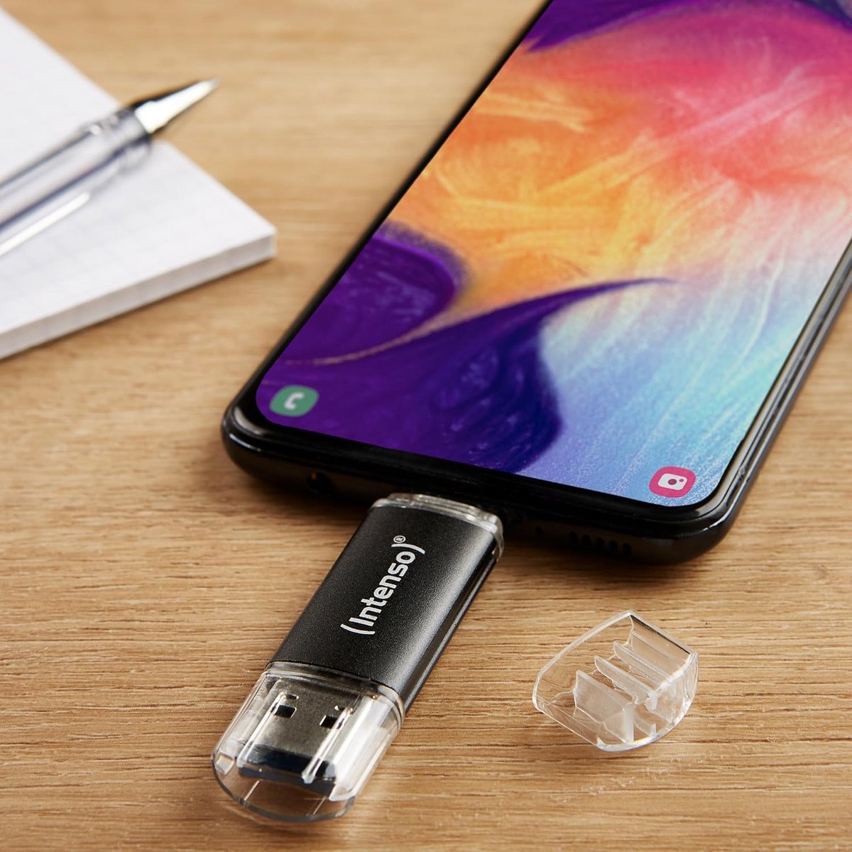 32 GB Dual USB-stick - USB-C & USB-A, 70 MB/s, Antraciet