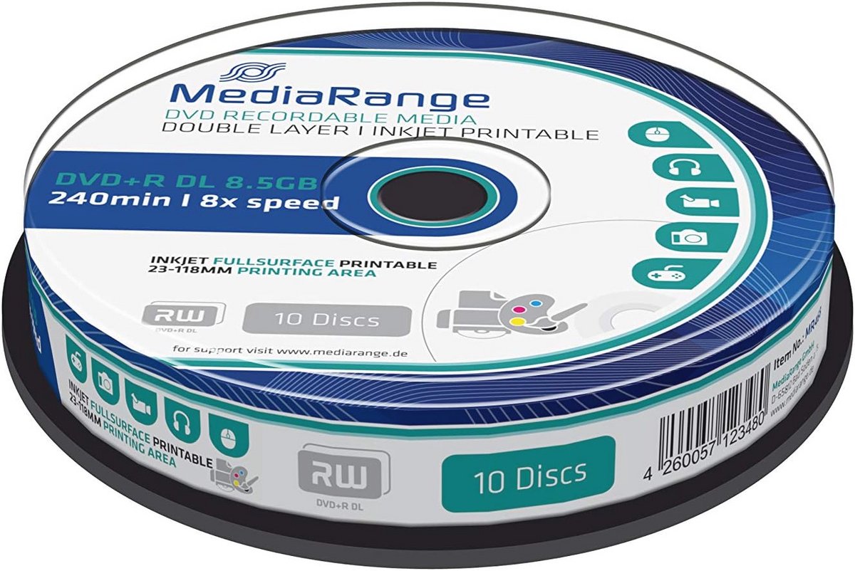 DVD+R Double Layer 8.5GB - Efficiency en kwaliteit voor uw archivering