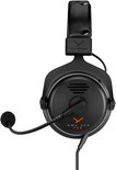 Zwarte Beyerdynamic MMX 330 PRO gaming headset met oranje logo en microfoon.