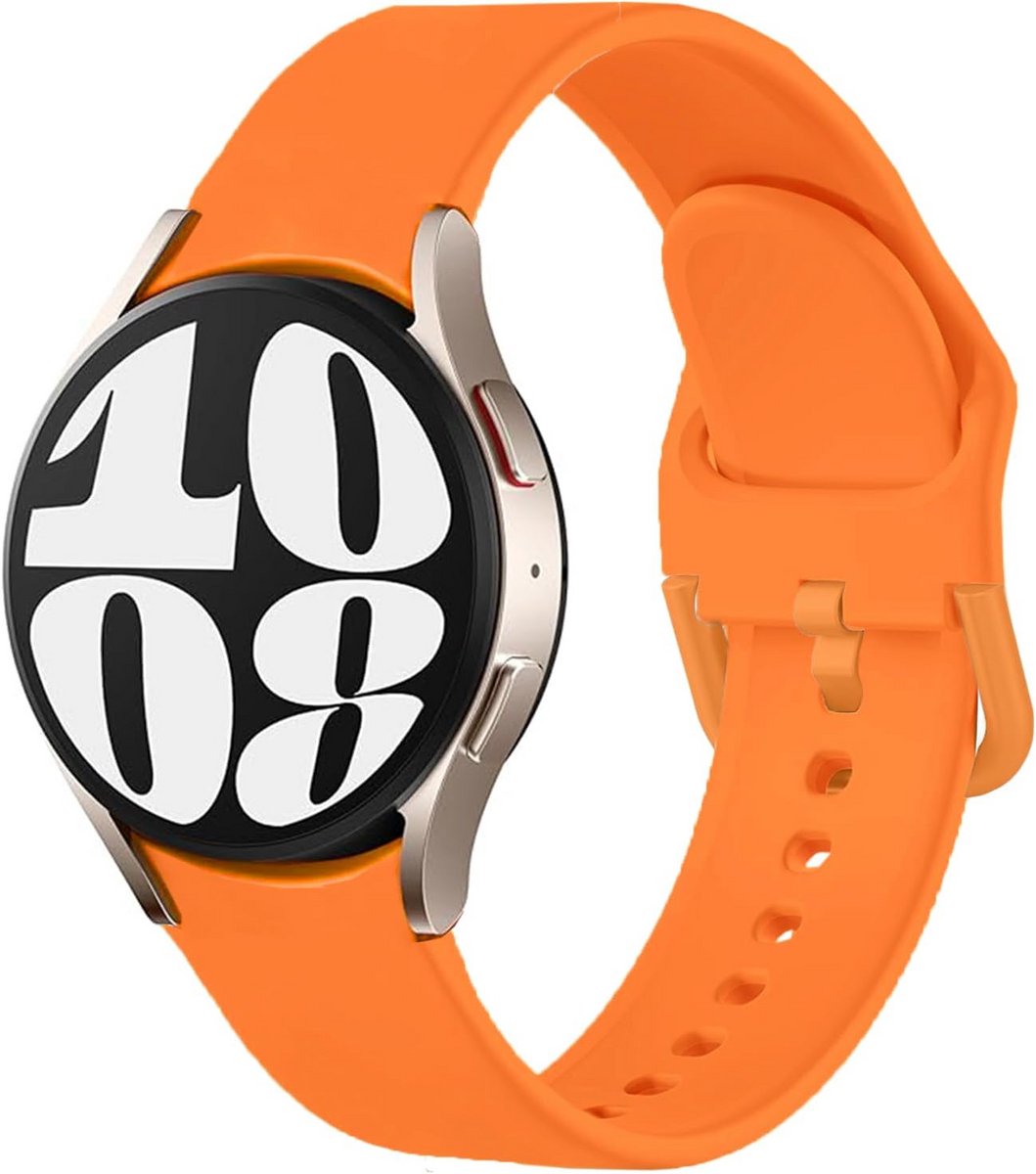 Siliconen Horlogeband voor Galaxy Watch 4/5/6/FE - Zachte Sport Armband met Snelsluiting