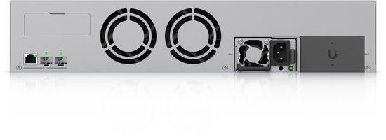 Ubiquiti UNAS Pro 8 - 8‑bay 2U rackmount NAS 8× 2.5/3.5" HDD/SSD + 2× M.2 NVMe - 3× 10 GbE (2× SFP+ / 1× RJ45) - 16 GB RAM - Hot‑swappable PSU - Rackmount van Ubiquiti — afbeelding 3
