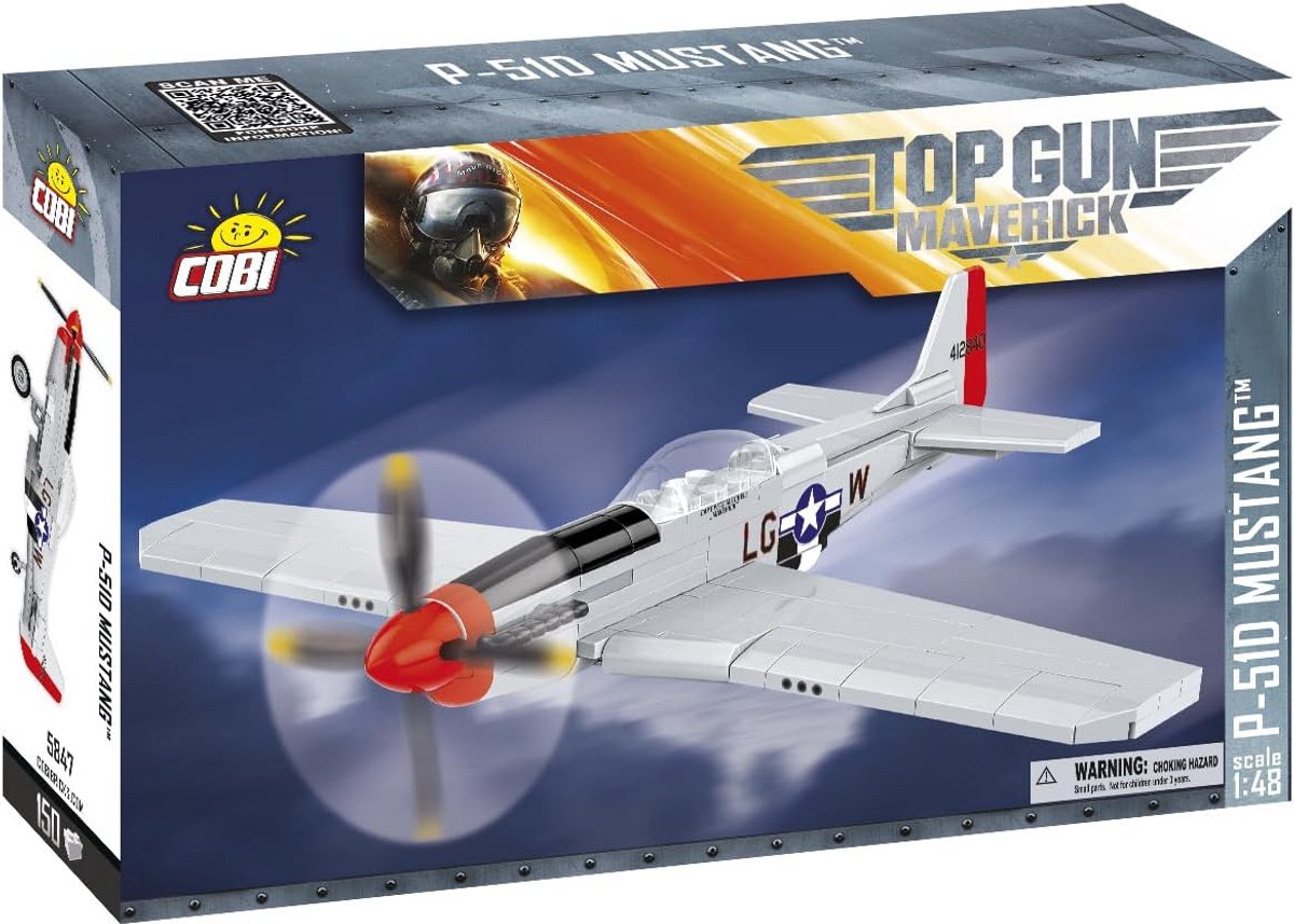 Model Vliegtuig P-51D Mustang | Bouwset 1:48 voor Actie- en Luchtvaartliefhebbers