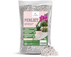 LERAVA® - Perlite (Natural & Non-Toxic) - 5L - Coarse Granulometry, Lightweight, Sterile - For Agriculture, Potting Soil Mixtures, Hydroponics - Excellent Water Drainage, Nutrient Retention