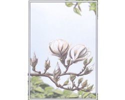 Rouwkaarten - 100 stuks – Zonder tekst - 10,5 x 14,5 cm - Rouwboeket Kaart – Rouw-3