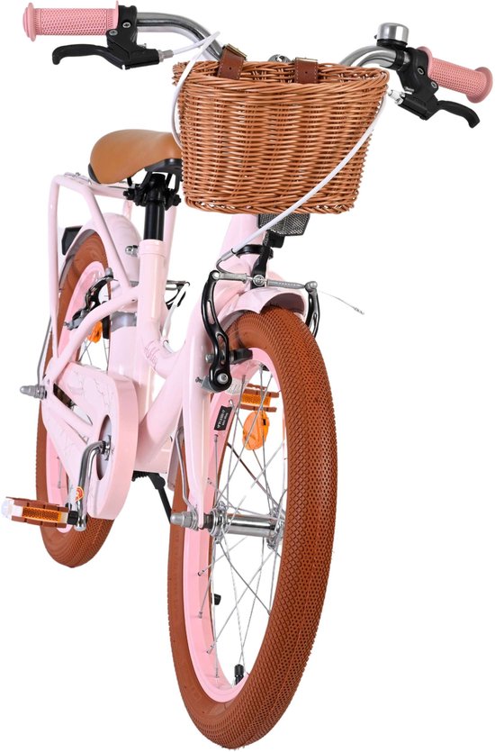 Volare Ashley Kinderfiets - Meisjes - 18 inch - Roze - Twee handremmen — afbeelding 3