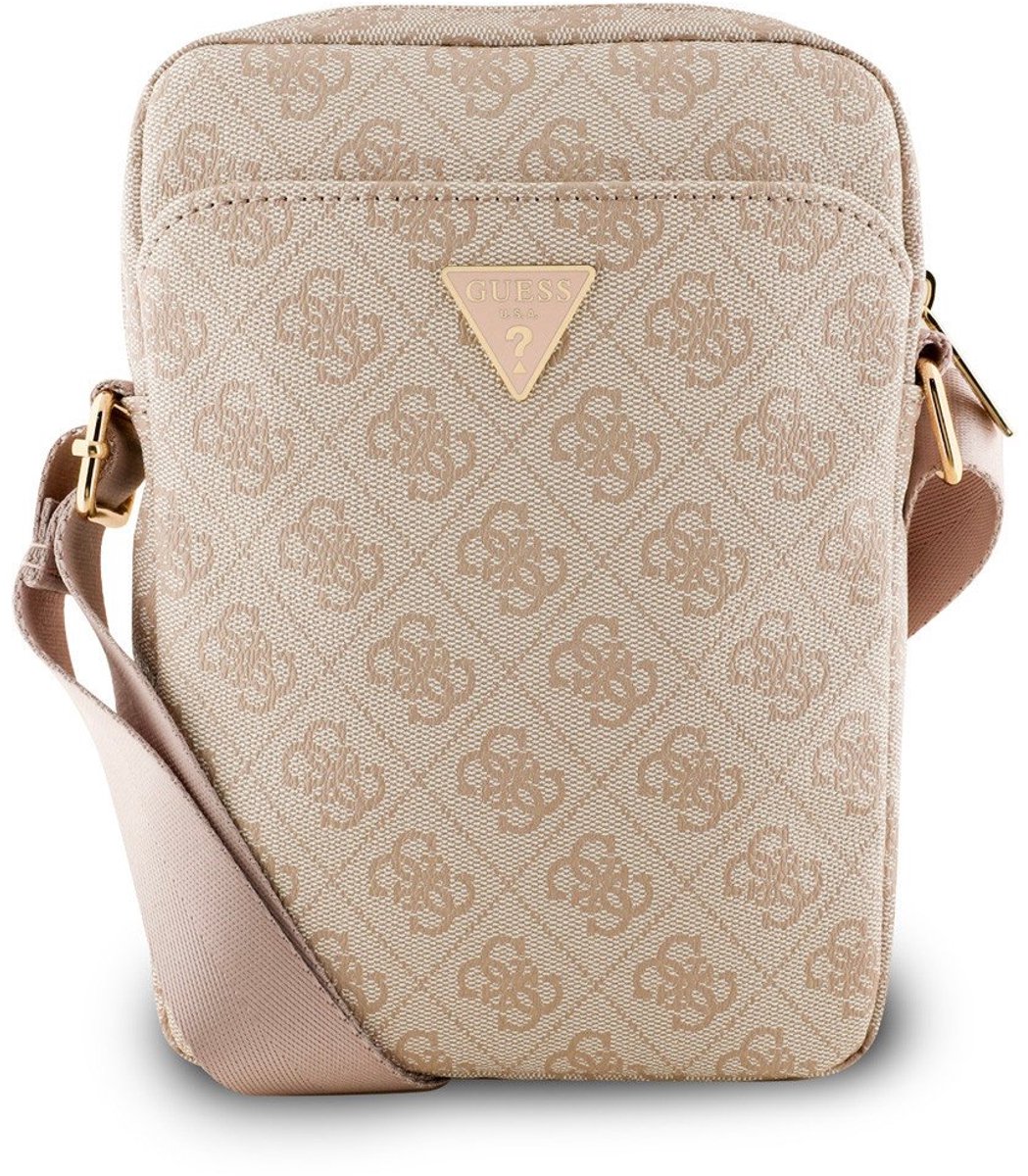 Guess 10 Inch Tablet Bag - Triangle Logo - Roze