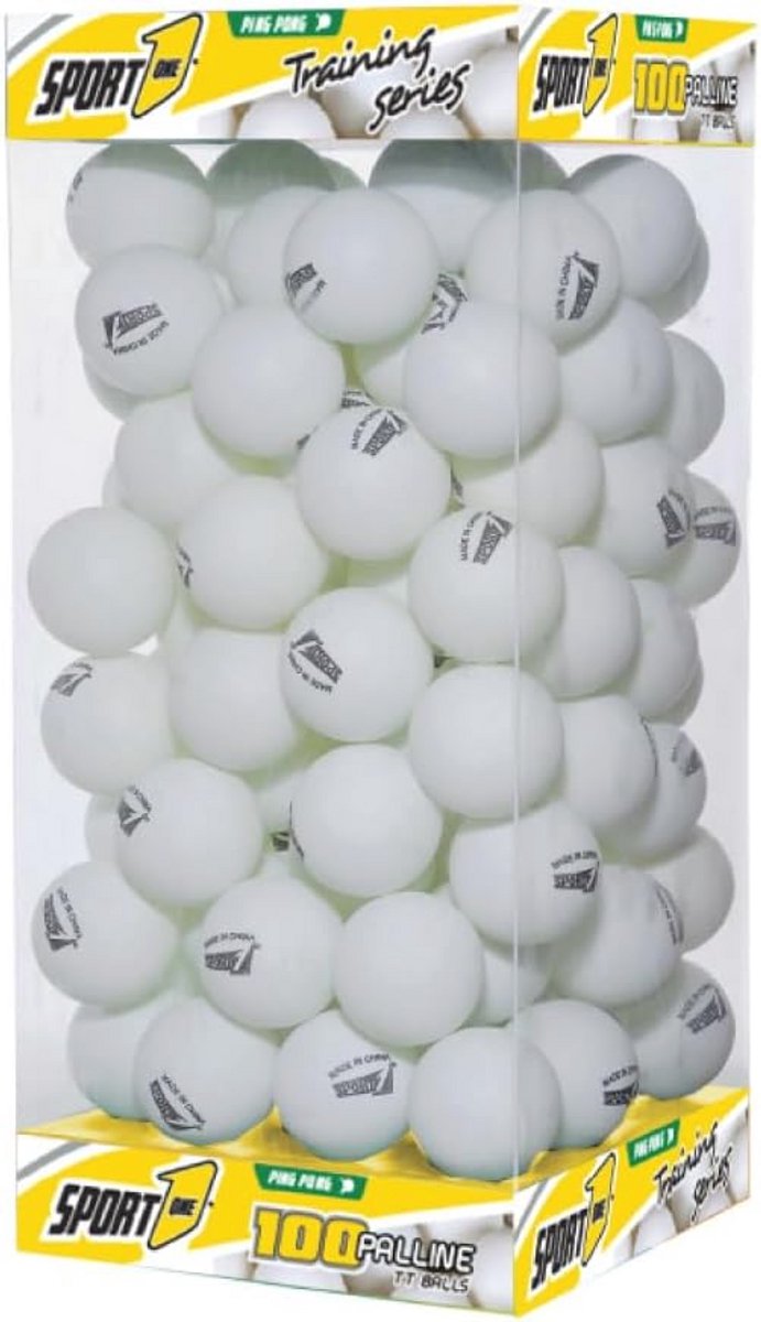 Display Trainingsballen Mm 38 - 100 Stuks, MeerKleurig - Voor Ping-Pong Spel