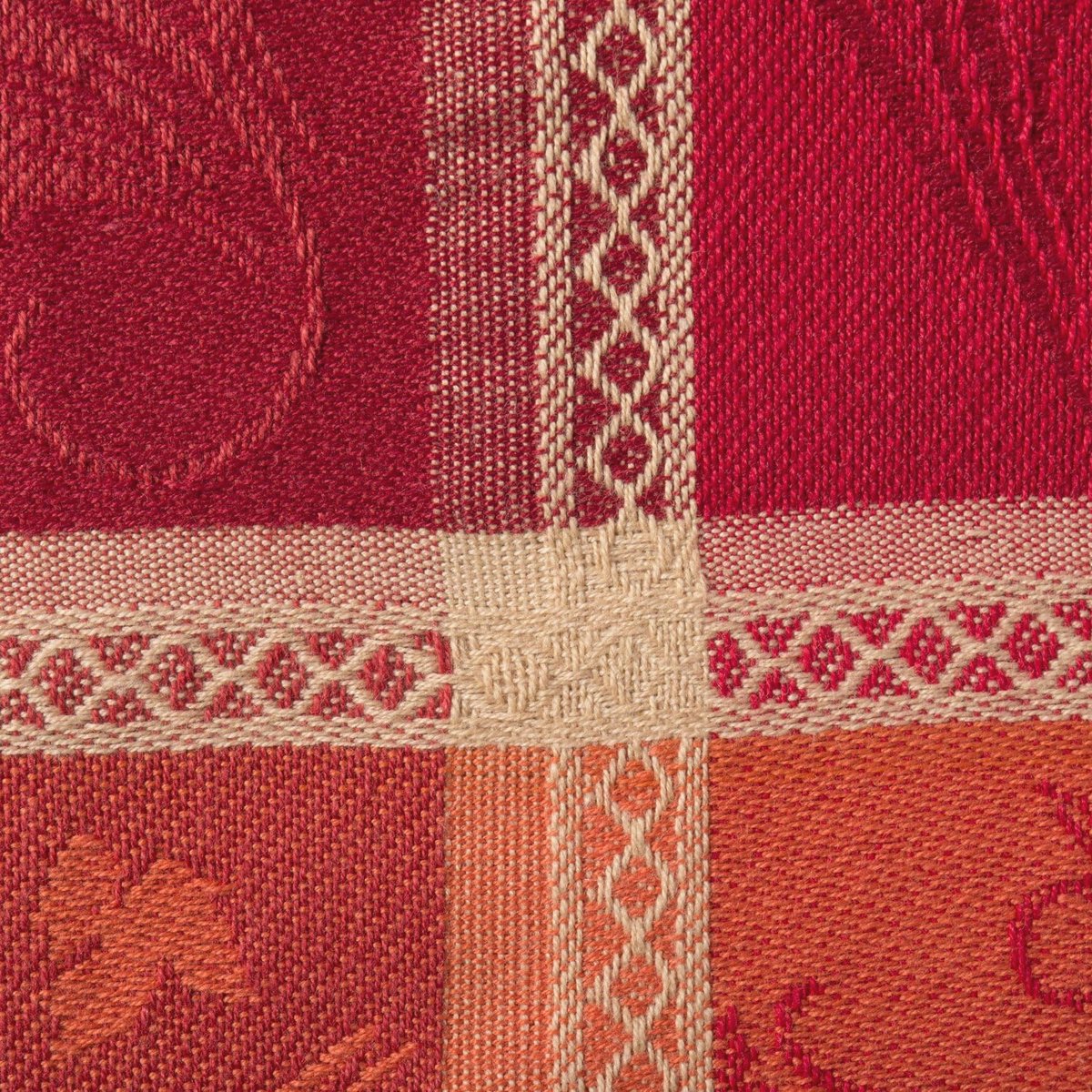 Traditionele oogst oogsttafelloper met jacquarddesign voor Thanksgiving en herfst