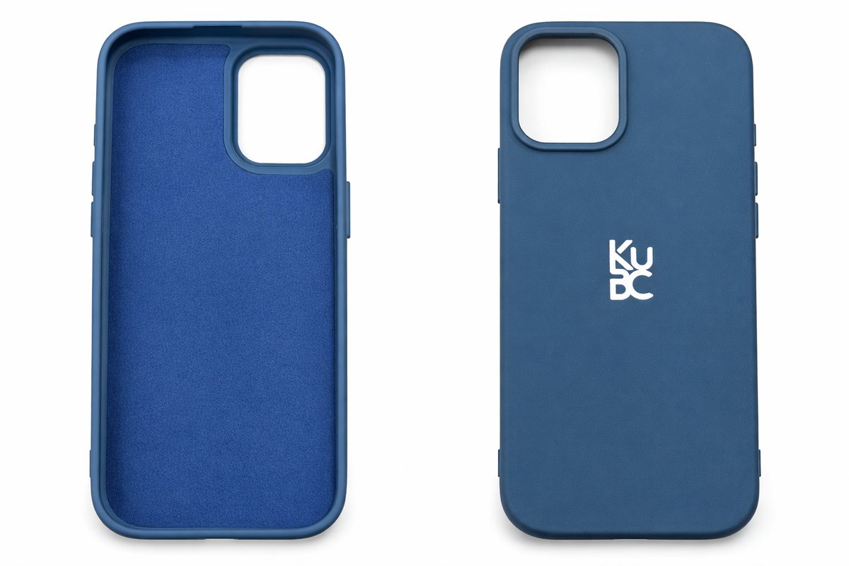 Telefoonhoesje Geschikt voor Apple iPhone 16 Pro Max - Back Cover - Schokbestendig & Anti-Vingerafdruk - Siliconen - Blauw