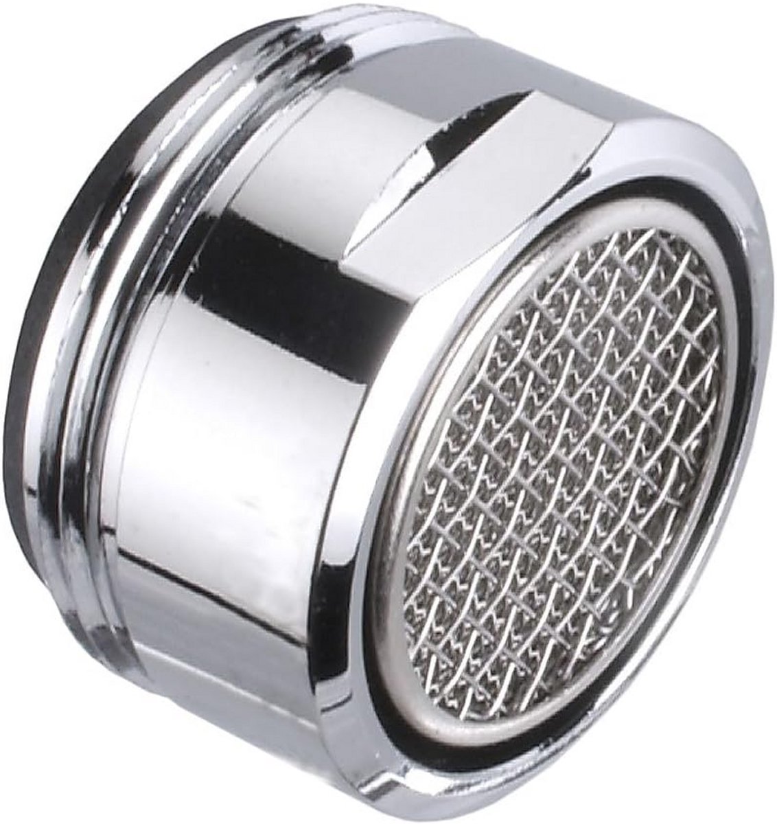 Beluchter Buitendraad M28x1 verchroomd - Kranen & Sanitair Accessoires