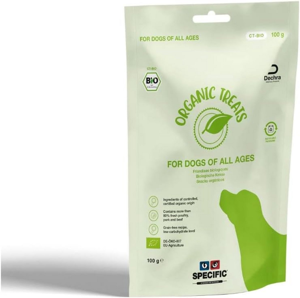 Natuurlijke Hondenbio Snacks Box - 6 x 100 g