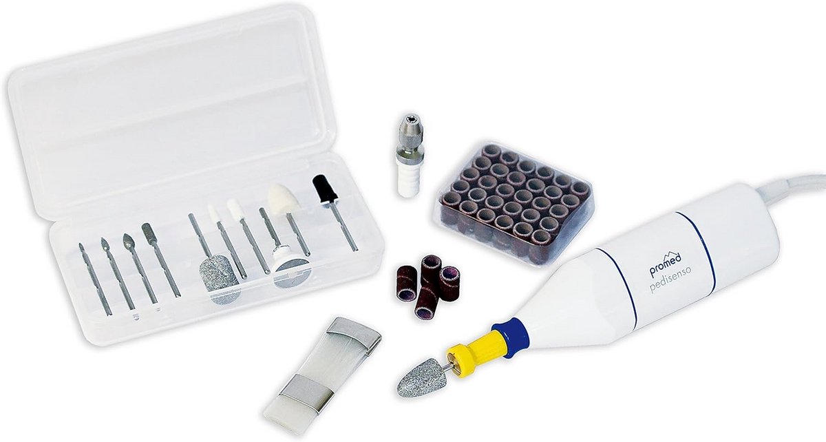 Geavanceerde elektrisch manicure en pedicure set met 44 accessoires en opbergtas