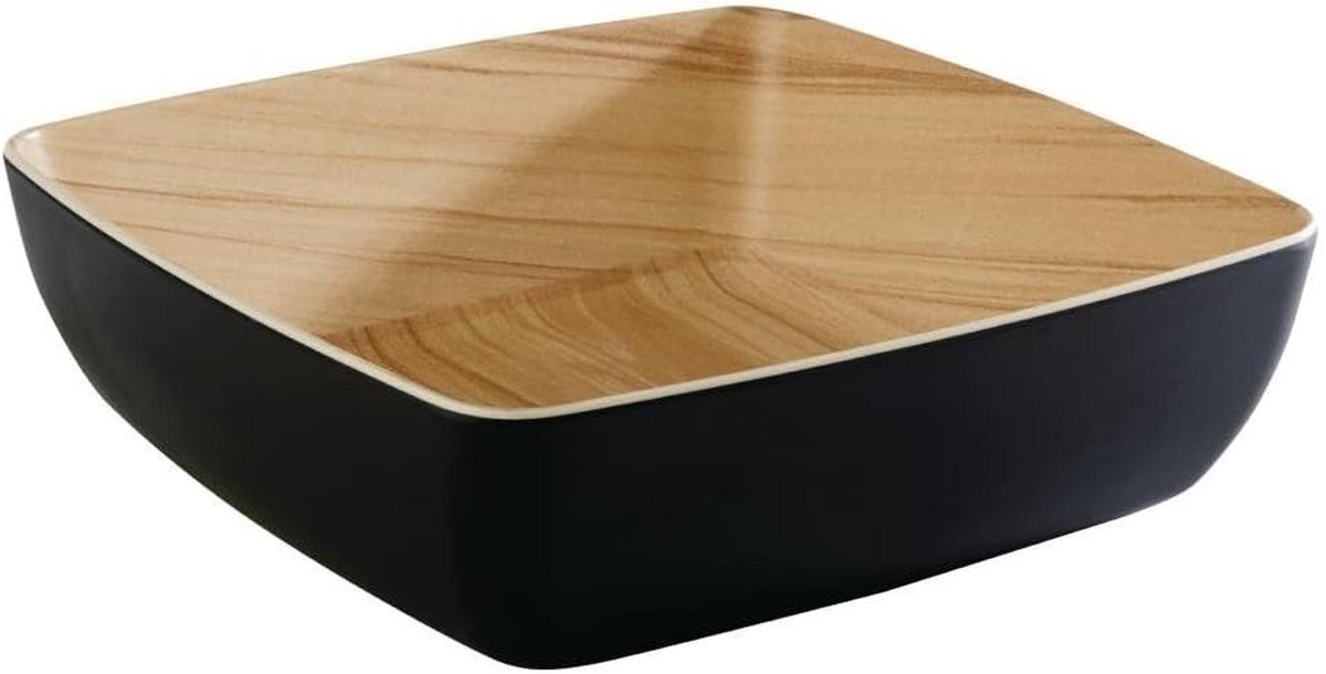 Bijna onbreekbare melamine schaal 25x25 cm - ideaal voor salades en fruit