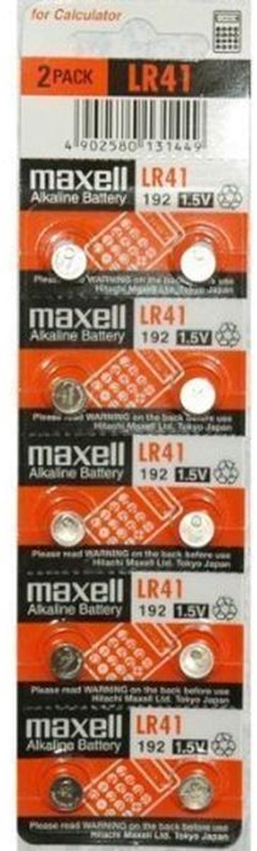 1,5V Alkaline Celbatterijen - 10 Stuks