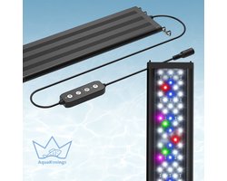 AquaKonings - Aquarium lamp - LED Aquariumverlichting - Dimbaar – Eenvoudig bedienen - Timer - 30 tot 45cm - Verschillende maten verkrijgbaar