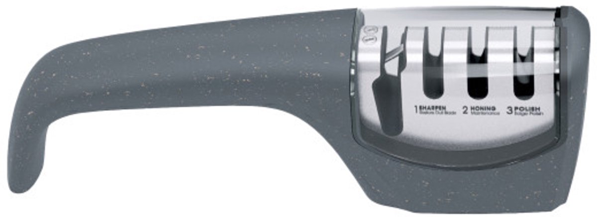 Zyliss Classic Messenslijper – Keramisch V-Groef Systeem – Veilig & Ergonomisch – Compact – Handmatig