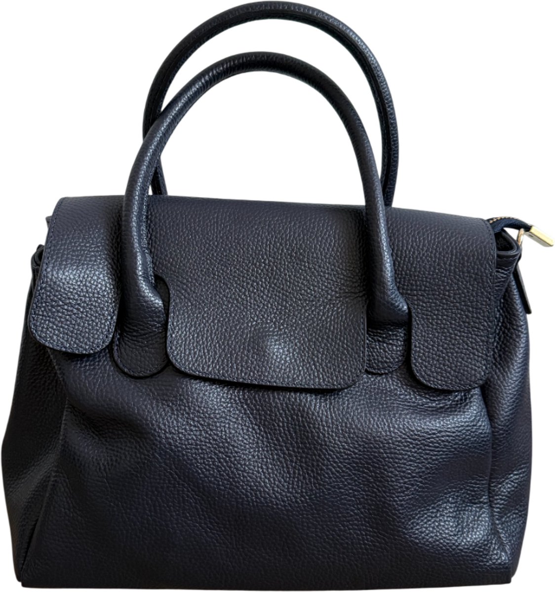 Roose - Dames Tas - Handtas - Schoudertas - Tote Bag - Crossbody Tas - Donkerblauwe Hand en Crossbody Tas