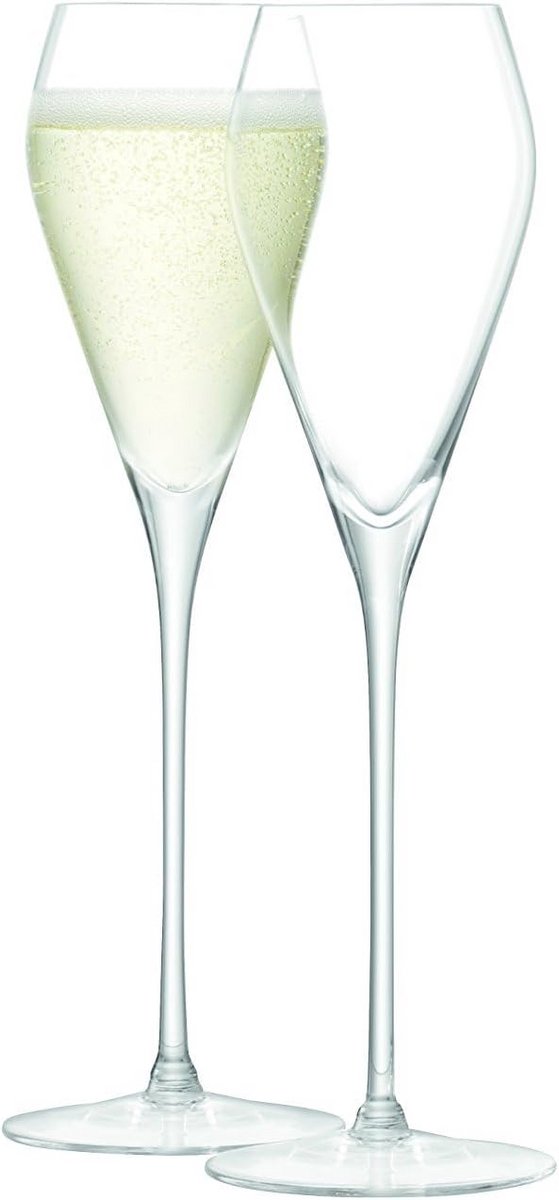 Prosecco Glas Kleurloos 26 cm - Handgemaakt Mondgeblazen Glas