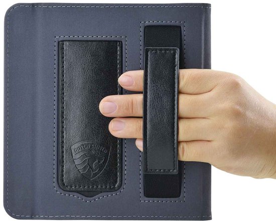 Hoesje Geschikt voor Kobo Libra H2O Sleepcover Luxe Hoes Zwart - ereader hoesje - cover van Merkloos — afbeelding 4