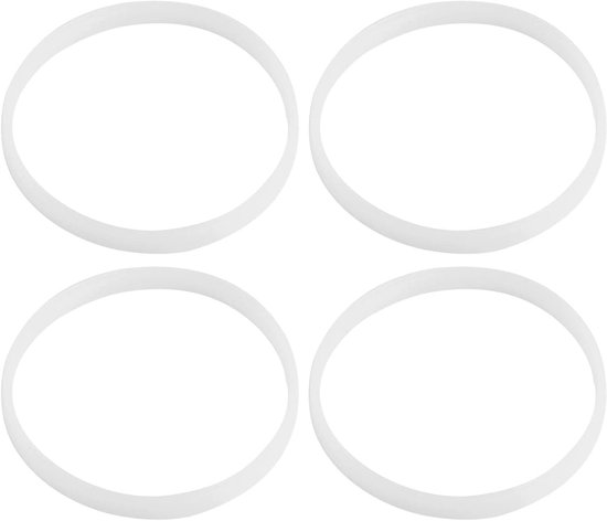 Pakking voor Juicer Blender - Vervangende Afdichting - Rubberen O-ring - 10cm - Wit - Keukenapparaat Accessoire - Duurzaam - Onderdeel Blender - Mixer van Merkloos — afbeelding 4