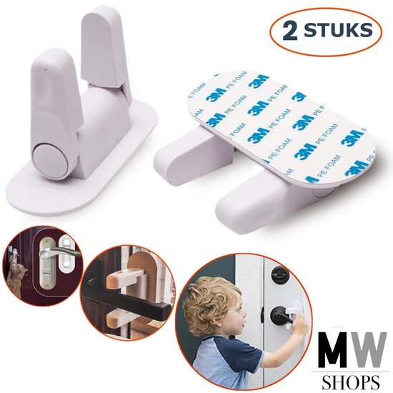 Bol Com Mw Shops Kinderslot Deur Set Deurbeveiliging Kind Kinderslot Kastjes 2 Stuks
