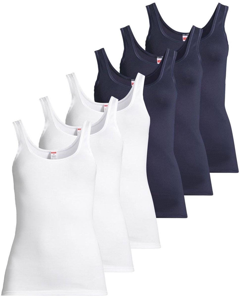 Conta Dames onderhemd 6 pack fijnrib
