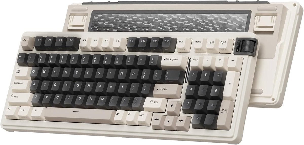 KZZI K98 - Toetsenbord - Meteorite Grey - Rain Switch