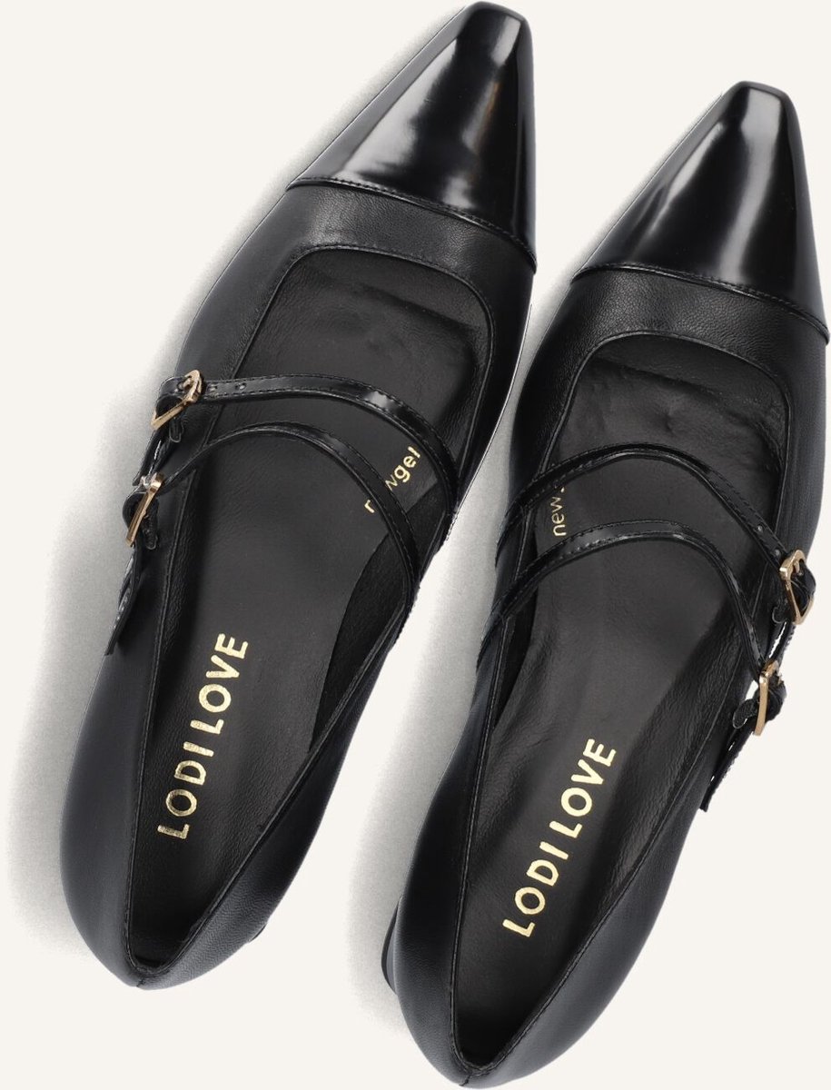 Lodi Bro4982 Ballerina's Dames - Zwart - Maat 39