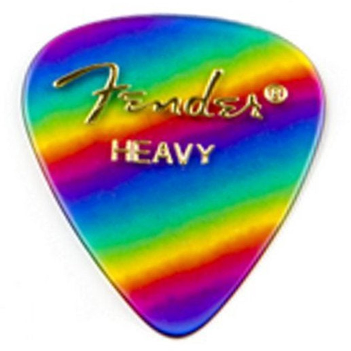 Fender 351 Shape Premium Picks Rainbow Heavy (set van 12)