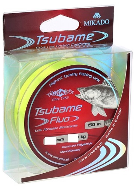 Mikado Tsubame Fluo - 0.16 mm - 4.30 kg - 150 m - Hoge Zichtbaarheid Monofilament Lijn van Merkloos — afbeelding 3